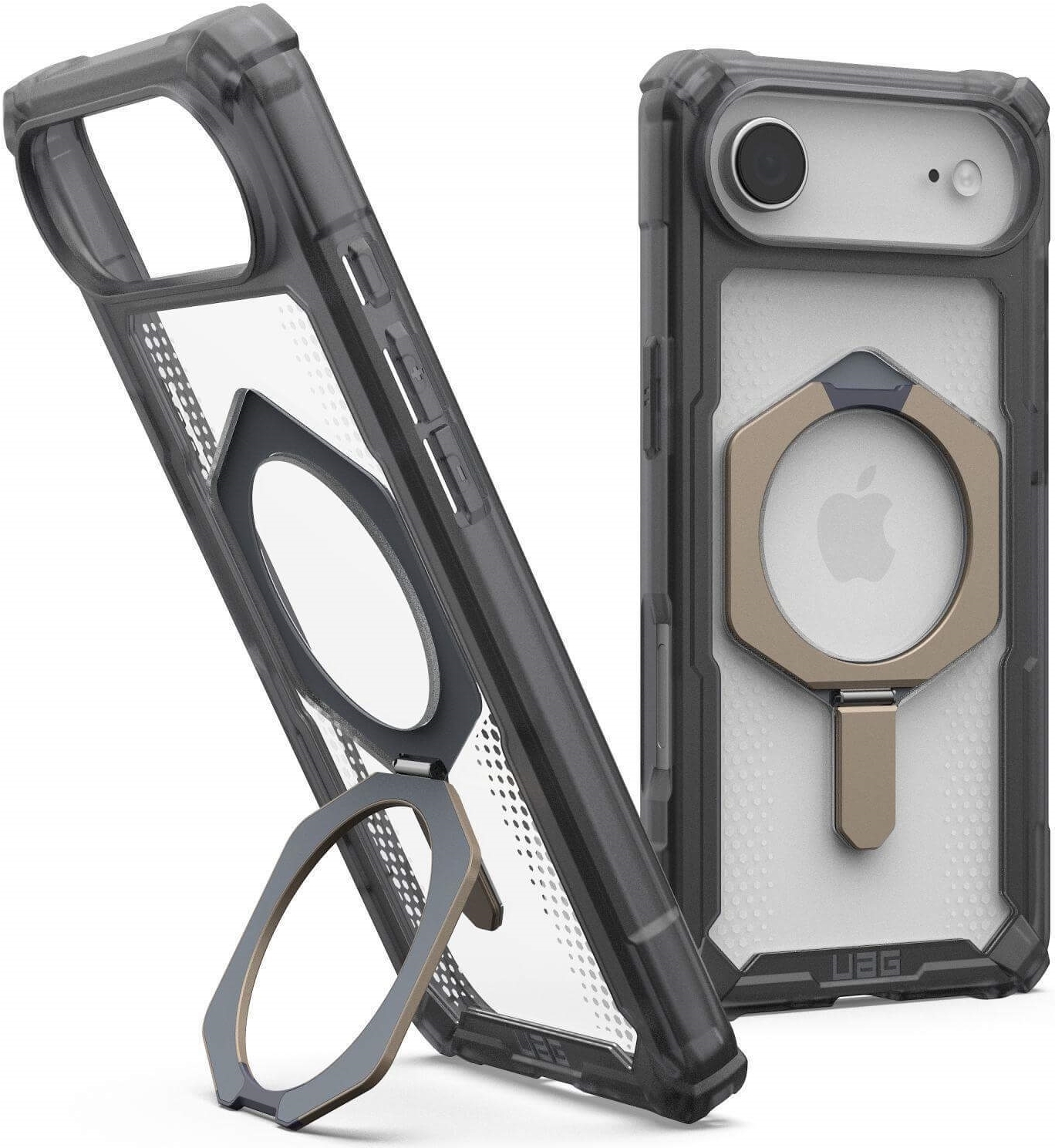 Купить UAG Urban Armor Gear Plasma XTE MagSafe Kickstand Case | Apple iPhone Air | ash (transparent)/titan | 114525113136 (114525113136) в магазине wardena.ru