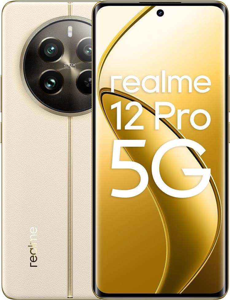 Купить realme 12 Pro 17 cm (6.7") Dual-SIM Android 14 5G USB Typ-C 12 GB 256 GB 5000 mAh Beige () в магазине wardena.ru