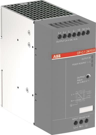 Купить ABB CP-C.1 24/10.0 - Drinnen - 100-240VAC/90-300VDC - 50 / 60 Hz - 240 W - 22.5 - 28.5 V - 300 V (1SVR360663R1001) в магазине wardena.ru