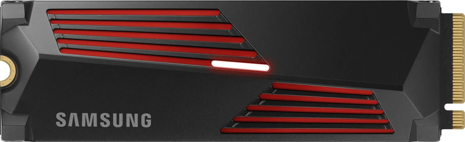 Купить Samsung 990 PRO MZ-V9P4T0GW - SSD - verschlüsselt - 4 TB - intern - M.2 2280 - PCIe 4.0 x4 (NVMe) - 256-Bit-AES - TCG Opal Encryption 2.0 - integrierter Kühlkörper (MZ-V9P4T0GW) в магазине wardena.ru