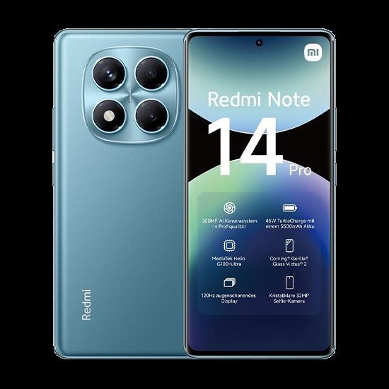 Купить Xiaomi Redmi Note 14 Pro 4G Dual Sim 12GB RAM 512GB - Ocean Blue (MZB0IX0EU) в магазине wardena.ru
