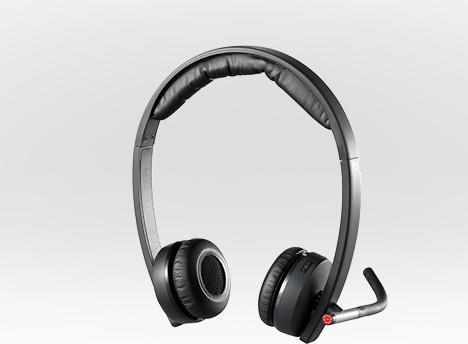 Купить Logitech Wireless Headset Dual H820e - Headset - über dem Ohr - drahtlos - DECT (981-000517) в магазине wardena.ru
