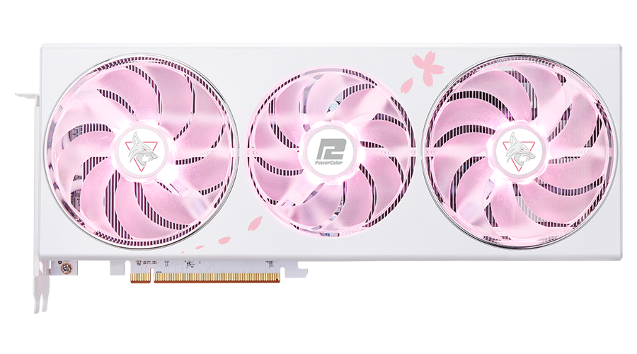 Купить PowerColor Hellhound Radeon RX 7800 XT Sakura - Radeon RX 7800 XT - 16 GB - GDDR6 - 256 Bit - 7680 x 4320 Pixel - PCI Express 4.0 (RX7800XT 16G-L/OC/SAKURA) в магазине wardena.ru