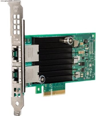 Купить Intel Ethernet Converged Network Adapter X550-T2 - Netzwerkadapter - PCIe 3.0 x4 Low-Profile - 10Gb Ethernet x 2 (X550T2BLK) в магазине wardena.ru