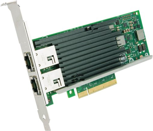 Купить Intel Ethernet Converged Network Adapter X540-T2 - Netzwerkadapter - PCIe 2.1 x8 Low-Profile - 10Gb Ethernet x 2 (X540T2BLK) в магазине wardena.ru