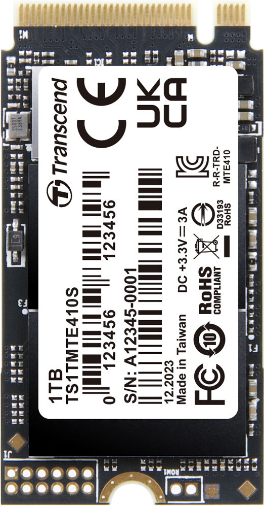 Купить Transcend PCIe SSD 410S M.2 1 TB PCI Express 4.0 NVMe 3D NAND (TS1TMTE410S) в магазине wardena.ru