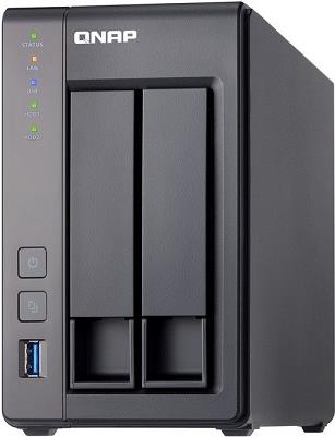 Купить QNAP TS-251+ - NAS-Server - SATA 6Gb/s - RAID 0, 1, JBOD - Gigabit Ethernet - iSCSI (TS-251+-2G) в магазине wardena.ru