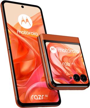 Купить Motorola RAZR 50 17,5 cm (6.9") Dual-SIM Android 14 5G USB Typ-C 8 GB 256 GB 4200 mAh Orange (PB200011SE) в магазине wardena.ru