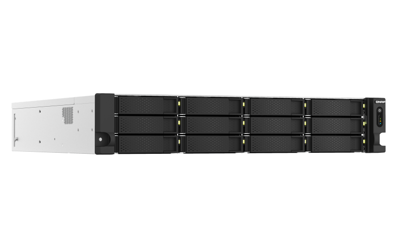 Купить QNAP TS-h1887XU-RP NAS Rack (2U) Eingebauter Ethernet-Anschluss Schwarz - Weiß E-2334 (TS-H1887XU-RP-E2334-16G) в магазине wardena.ru
