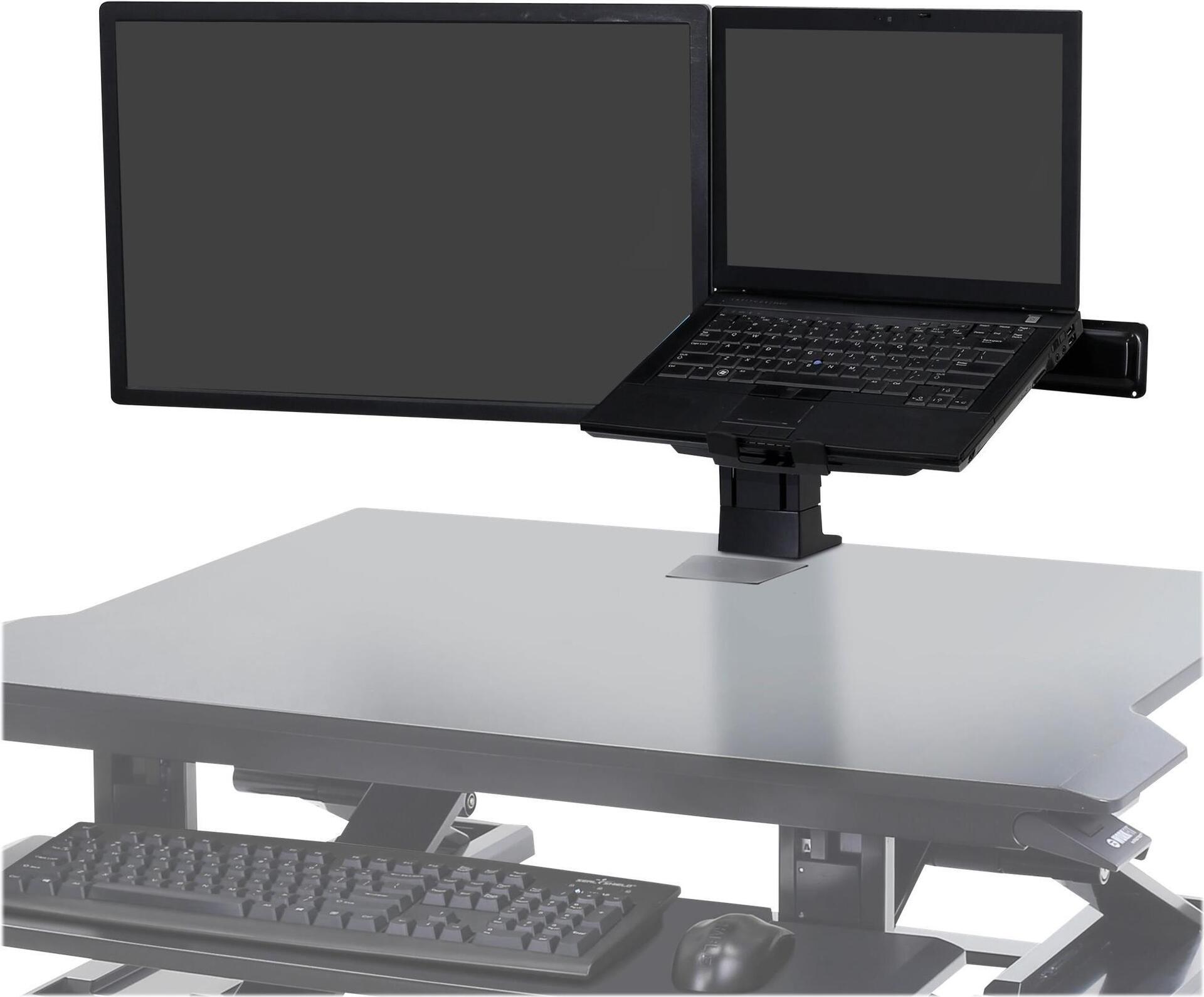 Купить Ergotron WorkFit LCD & Laptop Kit - Tischhalterung für LCD-Display - Schwarz - Bildschirmgröße: bis zu 61 cm (bis zu 61,00cm (24") ) (97-933-085) в магазине wardena.ru