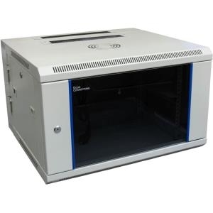 Купить 19" Wandgehäuse, 6HE, lichtgrau (RAL7035) Rückseite schwenkbar, 600 x 550mm, fertig montiert, mit Lüfter, Good Connections® (GC-R0009) в магазине wardena.ru