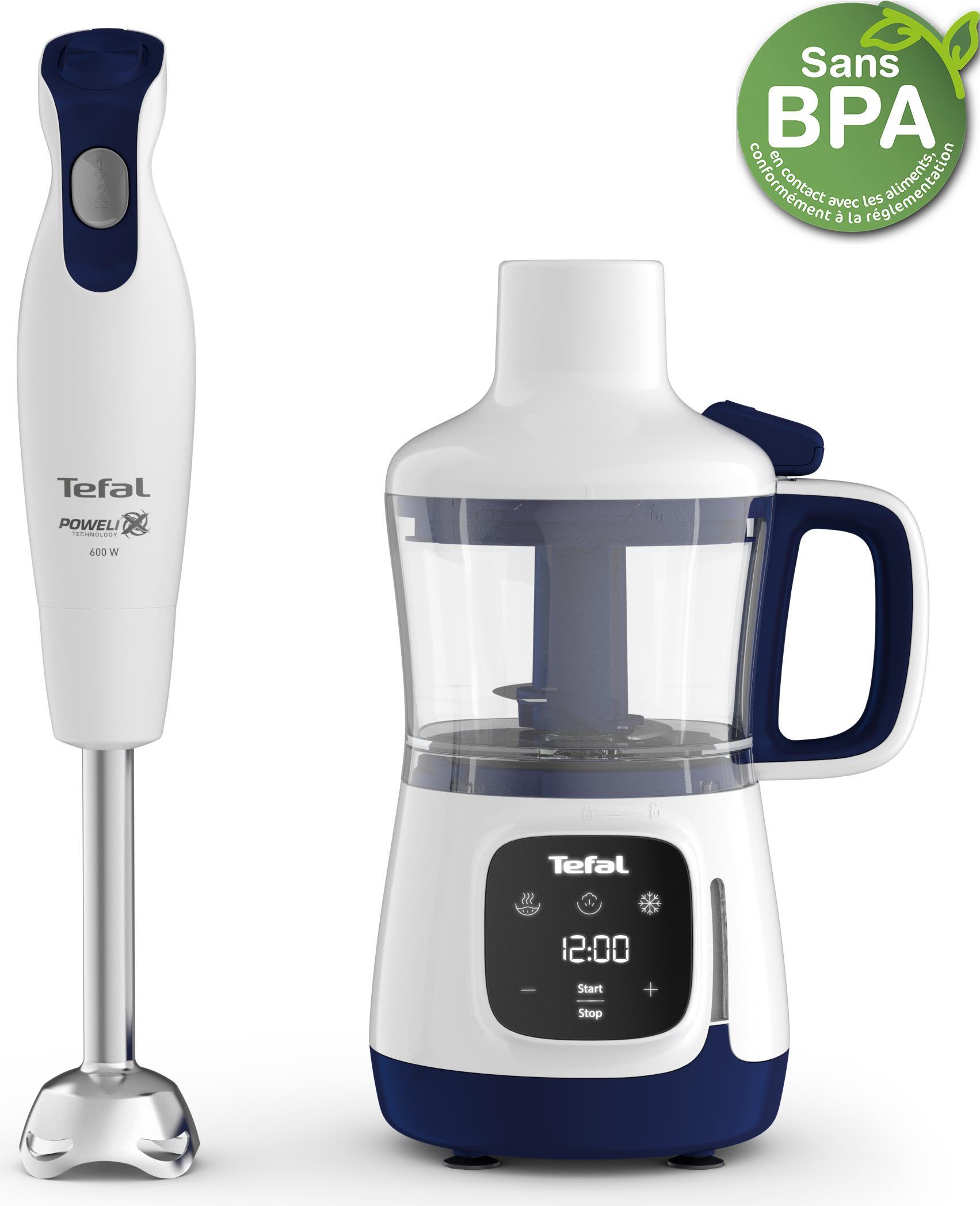 Купить Tefal Yummy Gourmet HB55W4 - Kochmixer - 0,8 l - 11000000000000000 m - 600 W - Weiß (HB55W4) в магазине wardena.ru