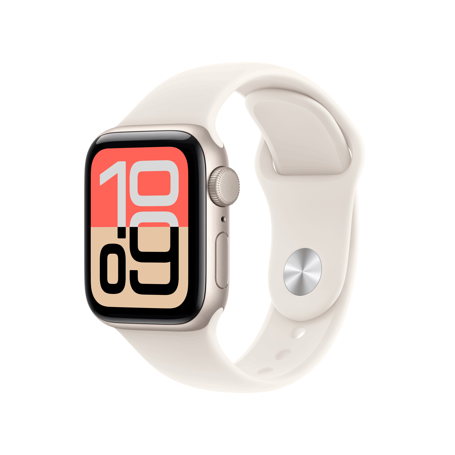Купить Apple Watch SE 3 Aluminium 40mm Polarstern (Sportarmband polarstern) M/L (MEH54ZR/A) в магазине wardena.ru