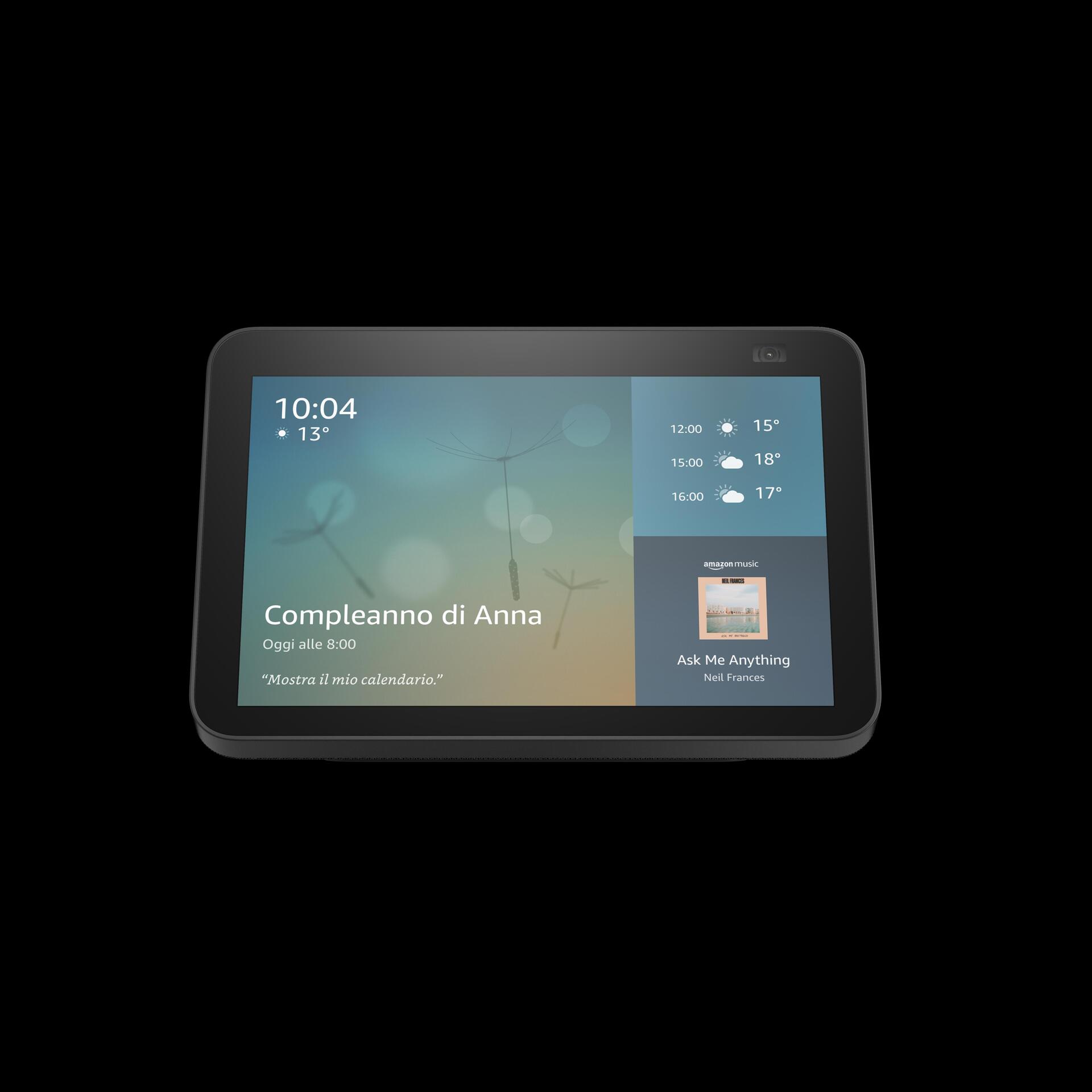 Купить Amazon Echo Show 8 (2nd Generation) - Smart-Display - LCD 20,30cm (8") - kabellos - Bluetooth, Wi-Fi - Anthrazit (B084TNNGPG) в магазине wardena.ru