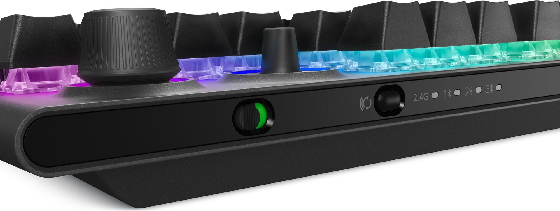 Купить Alienware AW920K - Volle Größe (100%) - RF Wireless - Mechanischer Switch - RGB-LED - Grau (545-BBFL) в магазине wardena.ru