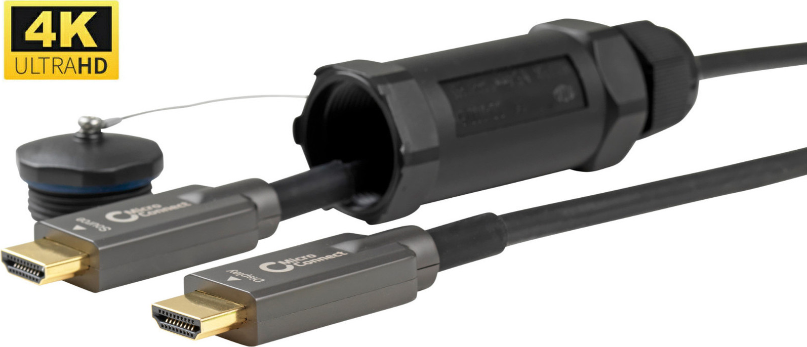 Купить Microconnect HDM191950V2.0AOP HDMI-Kabel 50 m HDMI Typ A (Standard) Schwarz (HDM191950V2.0AOP) в магазине wardena.ru