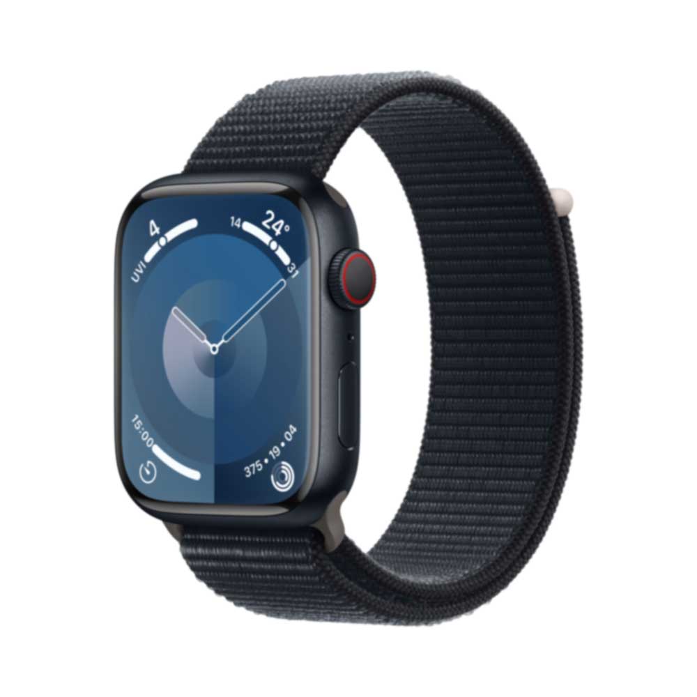 Купить APPLE Watch Series 9 GPS + Cellular 45mm Midnight Aluminium Case with Midnight Sport Loop (MRMF3QF/A) в магазине wardena.ru