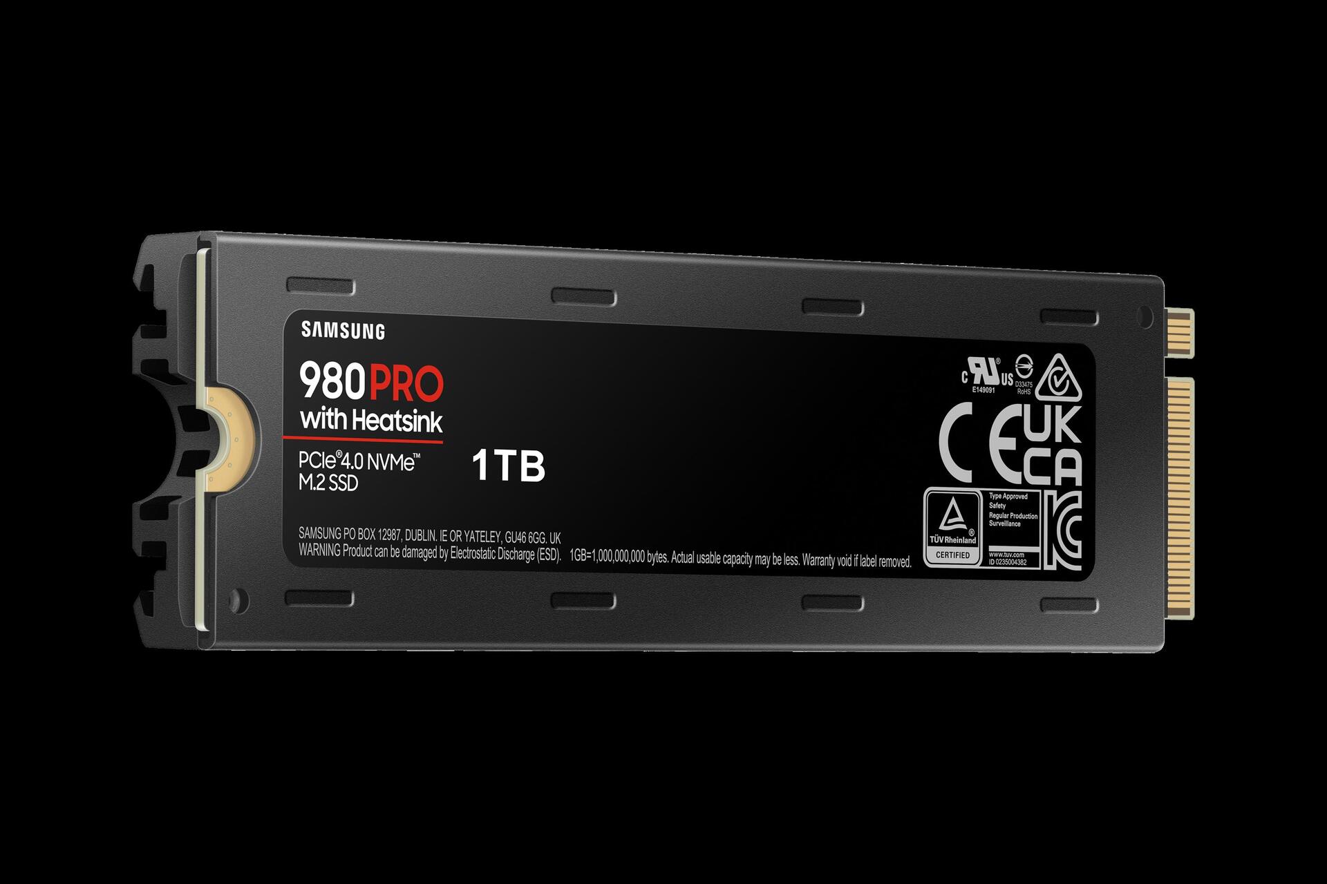 Купить Samsung 980 PRO MZ-V8P1T0CW - SSD - verschlüsselt - 1 TB - intern - M.2 2280 - PCIe 4.0 x4 (NVMe) - Puffer: 1 GB - 256-Bit-AES - TCG Opal Encryption 2.0 в магазине wardena.ru