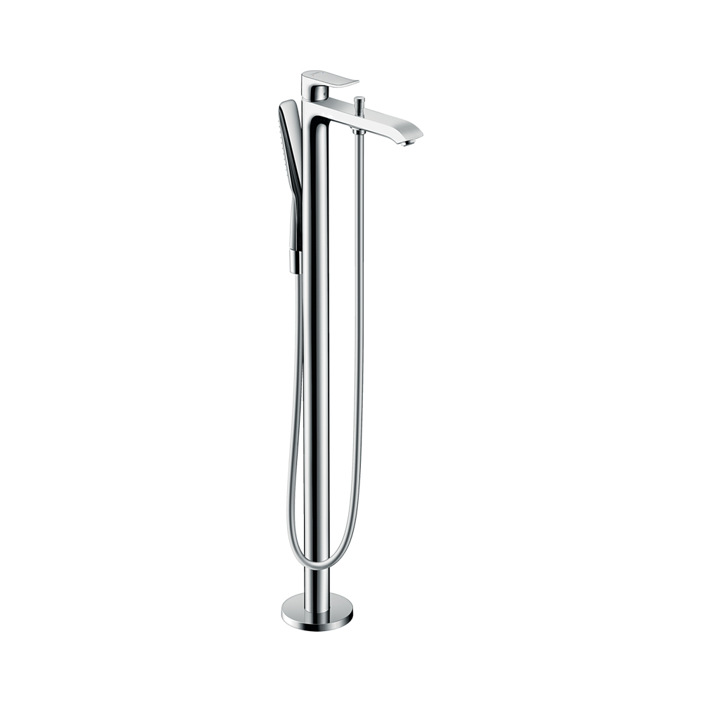 Купить Hansgrohe Metris Смеситель для ванны однорычажный напольный хром 31471000 в магазине wardena.ru
