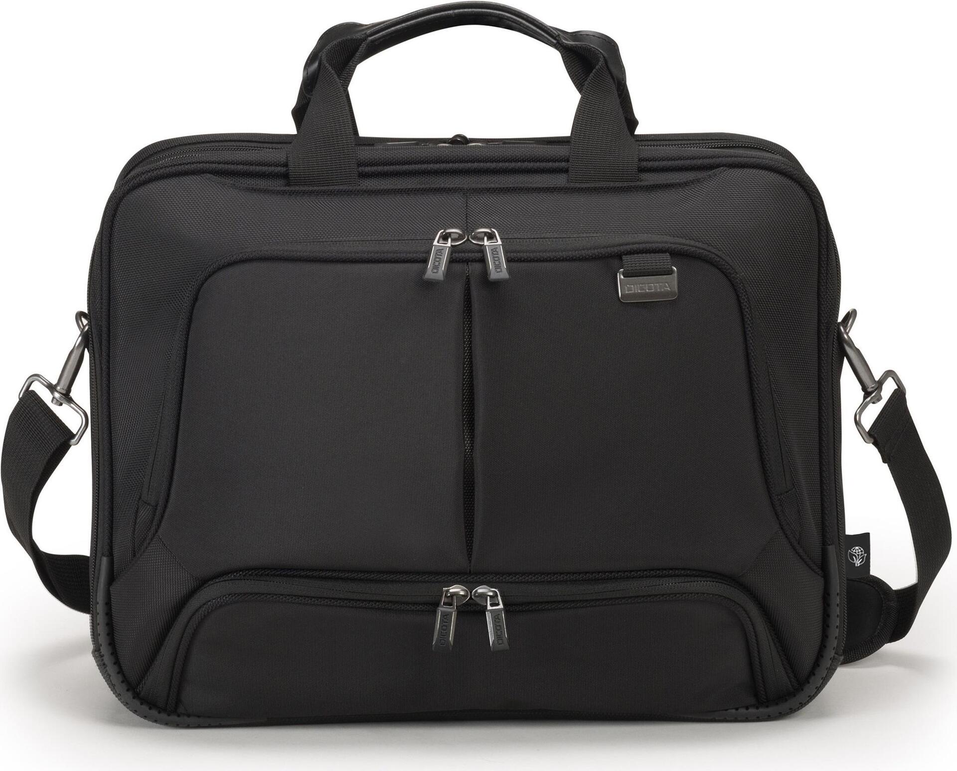 Купить DICOTA Eco Top Traveller PRO - Notebook-Rucksack - 43.9 cm - 38,10cm (15") - 17.3" - Schwarz (D30845-RPET) в магазине wardena.ru