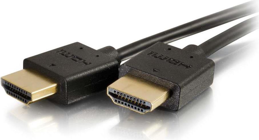 Купить C2G 3ft 4K HDMI Cable - Ultra Flexible Cable with Low Profile Connectors - HDMI-Kabel - HDMI männlich zu HDMI männlich - 91.4 cm - Doppelisolierung - Schwarz (41363) в магазине wardena.ru