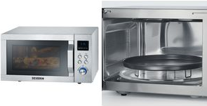 Купить SEVERIN Mikrowelle MW 7774, Grill- und Heißluftftunkion Leistung: ca. 900 Watt, 25 Liter Garraum, modernes LED - 1 Stück (MW 7774) в магазине wardena.ru