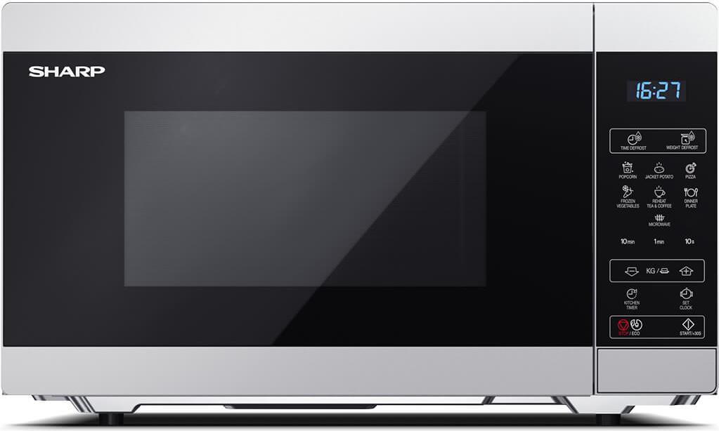 Купить Sharp YC-MS51E-S Mikrowelle Arbeitsplatte Solo-Mikrowelle 25 l 900 W Schwarz - Stahl (YC-MS51ES) в магазине wardena.ru