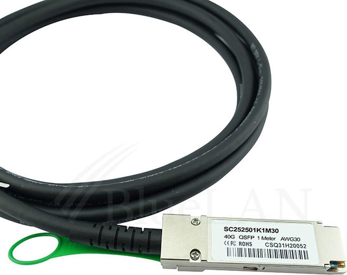 Купить Kompatibles MikroTik Q+DA0005 BlueLAN QSFP Direct Attach Kabel, 40GBASE-CR4, Ethernet/Infiniband QDR, 28AWG, 5 Meter (Q+DA0005-BL) в магазине wardena.ru