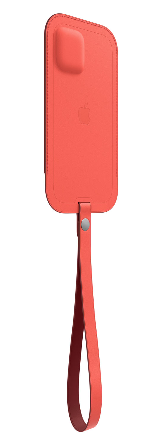 Купить Apple Sleeve with MagSafe - Schutzhülle für Mobiltelefon - Leder - Pink Citrus - für iPhone 12, 12 Pro (MHYA3ZM/A) в магазине wardena.ru