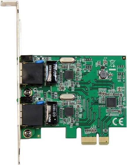 Купить StarTech.com Dual Port Gigabit PCI Express Server Network Adapter Card - Netzwerkadapter - PCIe Low Profile - Gigabit Ethernet x 2 (ST1000SPEXD4) в магазине wardena.ru
