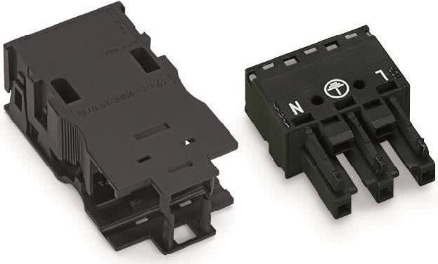 Купить WAGO Buchse 770-203/035-000 m.Zugentlastungsgehäuse sw 25 (770-203/035-000) в магазине wardena.ru