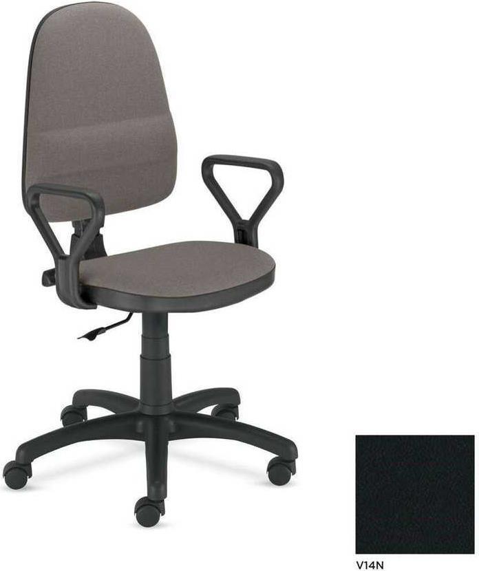 Купить Bürostuhl NOWY STYL PRESTIGE, mit Armlehnen, V-14, schwarz sp. Lederimitat в магазине wardena.ru