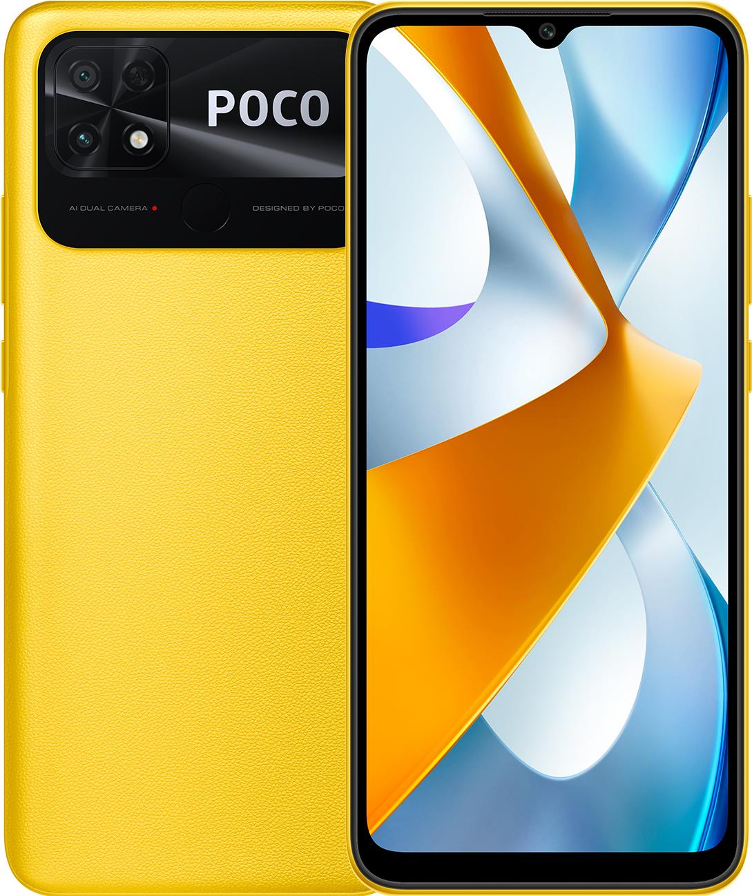 Купить POCO C40 17 cm (6.71") Dual-SIM Android 11 4G USB Typ-C 4 GB 64 GB 6000 mAh Gelb (MZB0B4OEU) в магазине wardena.ru