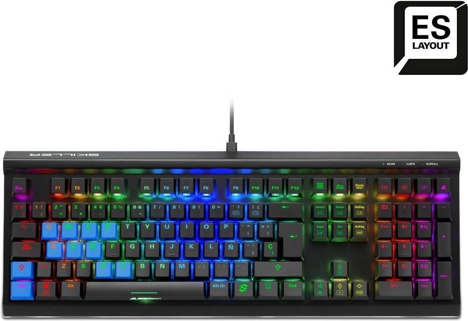 Купить Sharkoon SGK60 ES-Layout, Kailh BOX RED Switches (4044951033515) в магазине wardena.ru