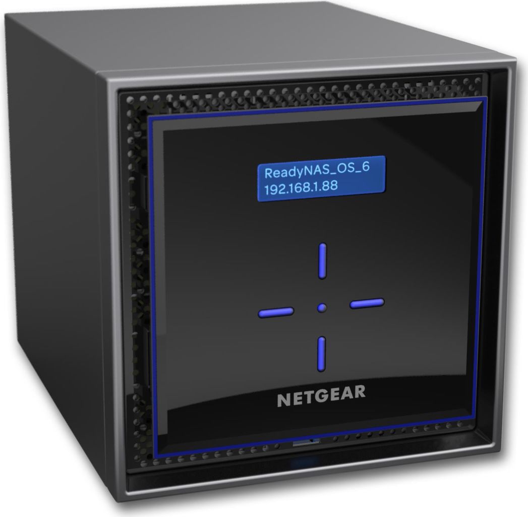 Купить NETGEAR ReadyNAS 424 - NAS-Server - 4 Schächte - 16 TB - SATA 6Gb/s - HDD 4 TB x 4 - RAID RAID 0, 1, 5, 6, 10, JBOD - RAM 2 GB - Gigabit Ethernet - iSCSI Support (RN424E4-100NES) в магазине wardena.ru
