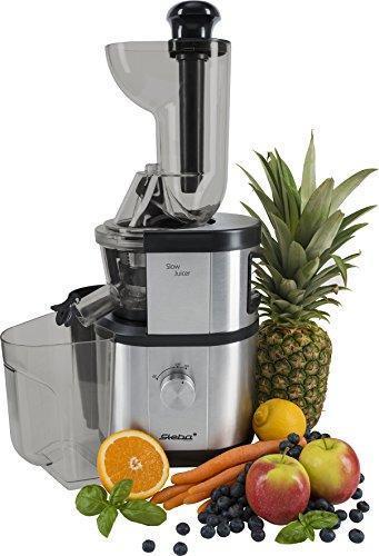 Купить Steba E 400 Premium Slow-Juicer Entsafter 400 Watt Edelstahl 400 W Leistung - große Einfüllöffnung - Motorschutz für Langlebigkeit - Schonendes kaltes Pressverfahren - 2-Stufen Schalter: vor- und rückwärts (18.80.00) в магазине wardena.ru