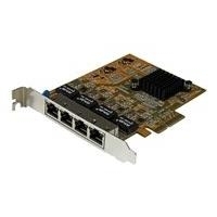 Купить StarTech.com 4 Port PCIe Gigabit Netzwerkkarte - Netzwerkadapter - PCIe Low Profile - Gigabit Ethernet x 4 - Gelb (ST1000SPEX43) в магазине wardena.ru