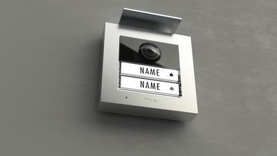 Купить m-e modern-electronics VDV-2020 S Video-Türsprechanlage Kabelgebunden, RFID Außeneinheit Silber (41266) в магазине wardena.ru