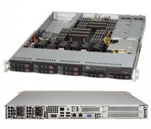 Купить Chassis Supermicro CSE-113AC2-R706WB2 1U 700W Redundant Hot-Swap 8xHDD SATA/SAS в магазине wardena.ru