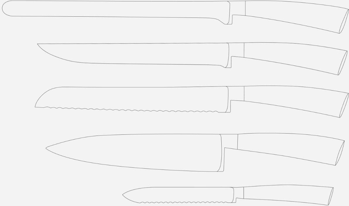 Купить Berkel ELEGANCE Edelstahl 5 Stück(e) (KEP5CS00SRRGB) в магазине wardena.ru