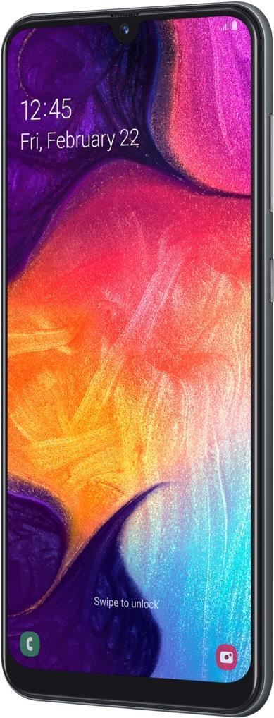 Купить Samsung Galaxy A50 SM-A505F 16,3 cm (6.4" ) 4 GB 128 GB Dual-SIM 4G USB Typ-C Schwarz 4000 mAh (SM-A505FZKSE35) в магазине wardena.ru