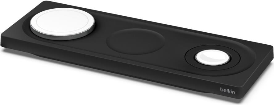 Купить BELKIN WRLS 3-IN-1 CHRG PAD W/ MAGSAFE F/ IPHONE 12/13 SERIES BLACK (WIZ016VFBK) в магазине wardena.ru