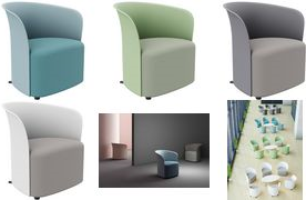 Купить PAPERFLOW Besuchersessel "CROWN", grau Sitzschale & 4 Füße aus PP, Sitzfläche aus Hartfaserplatte, - 1 Stück (FTCROWN.11) в магазине wardena.ru