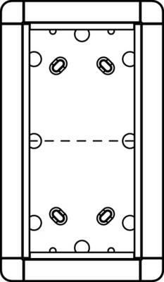 Купить Ritto 18832/20 Portier AP-Rahmen silber - Rahmen - Silber - Oberfläche - 133 mm - 37 mm - 230 mm (1883220) в магазине wardena.ru