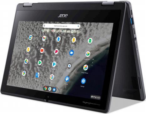 Купить Acer Chromebook Spin 511 R753TN - Flip-Design - Celeron N5100 / 1.1 GHz - Chrome OS - 4 GB RAM - 32 GB eMMC - 29.46 cm (11.6") IPS Touchscreen 1366 x 768 (HD) - UHD Graphics - Bluetooth, Wi-Fi 6 - Schiefer schwarz - kbd: (NX.A90EG.001) в магазине wardena.ru