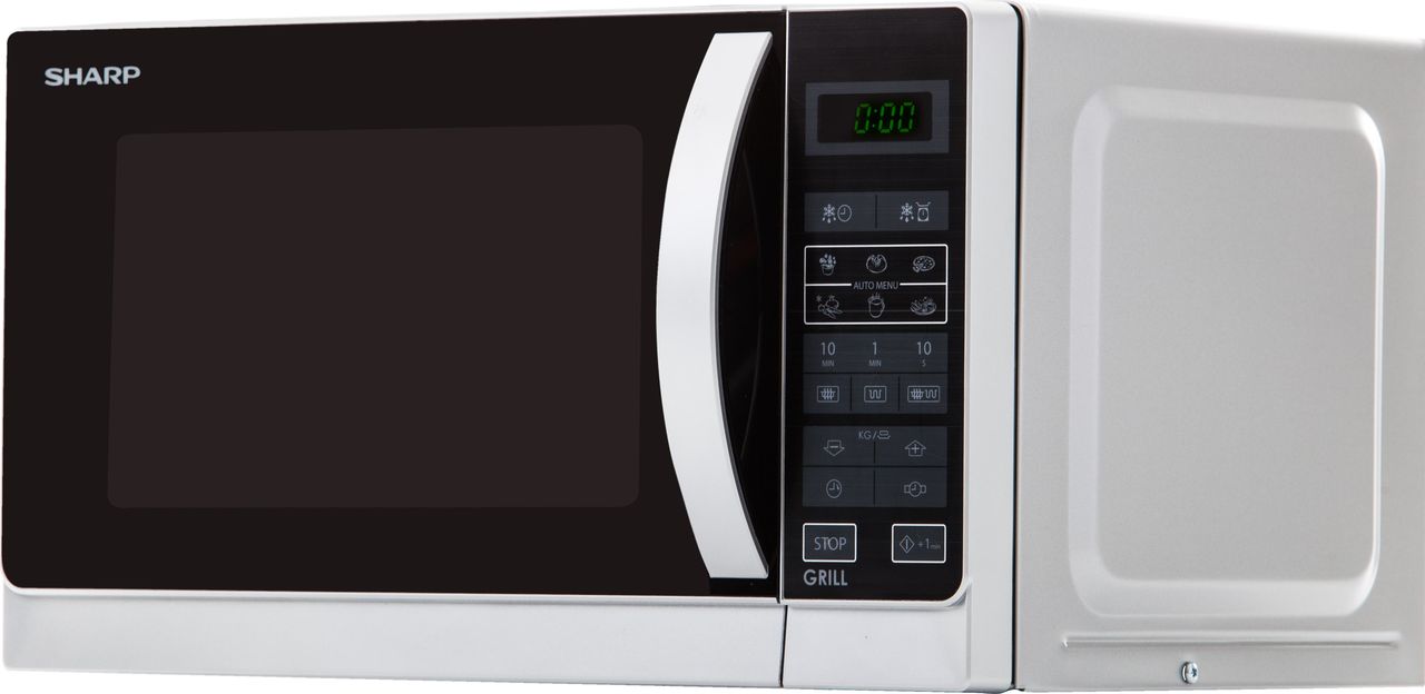 Купить Sharp R-742(IN)W - Mikrowellenofen mit Grill - 25 Liter - 900 W (R-742INW) в магазине wardena.ru