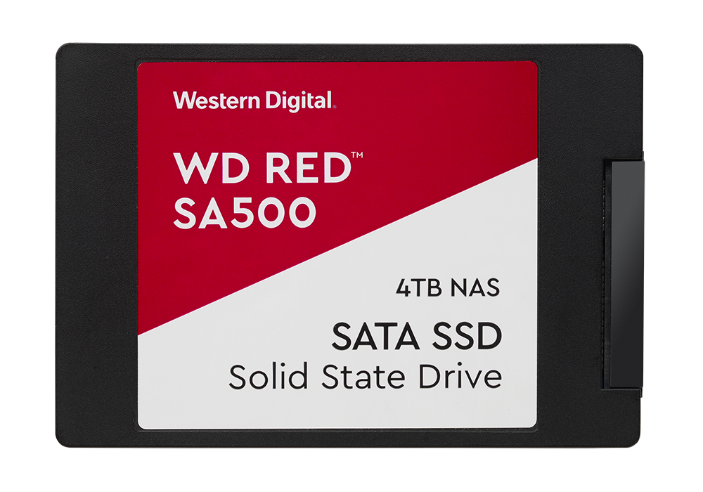 Купить WD Red SA500 NAS SATA SSD WDS400T1R0A - SSD - 4TB - intern - 2.5" (6,4 cm) - SATA 6Gb/s (WDS400T1R0A) в магазине wardena.ru