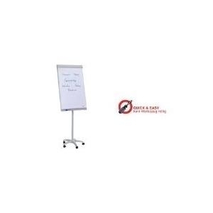 Купить FRANKEN Flipchart Standard Mobil, 670 x 950 mm, hellgrau Tafel magnethaftend, Sternfuß mit 5 Laufrollen (FC41) в магазине wardena.ru
