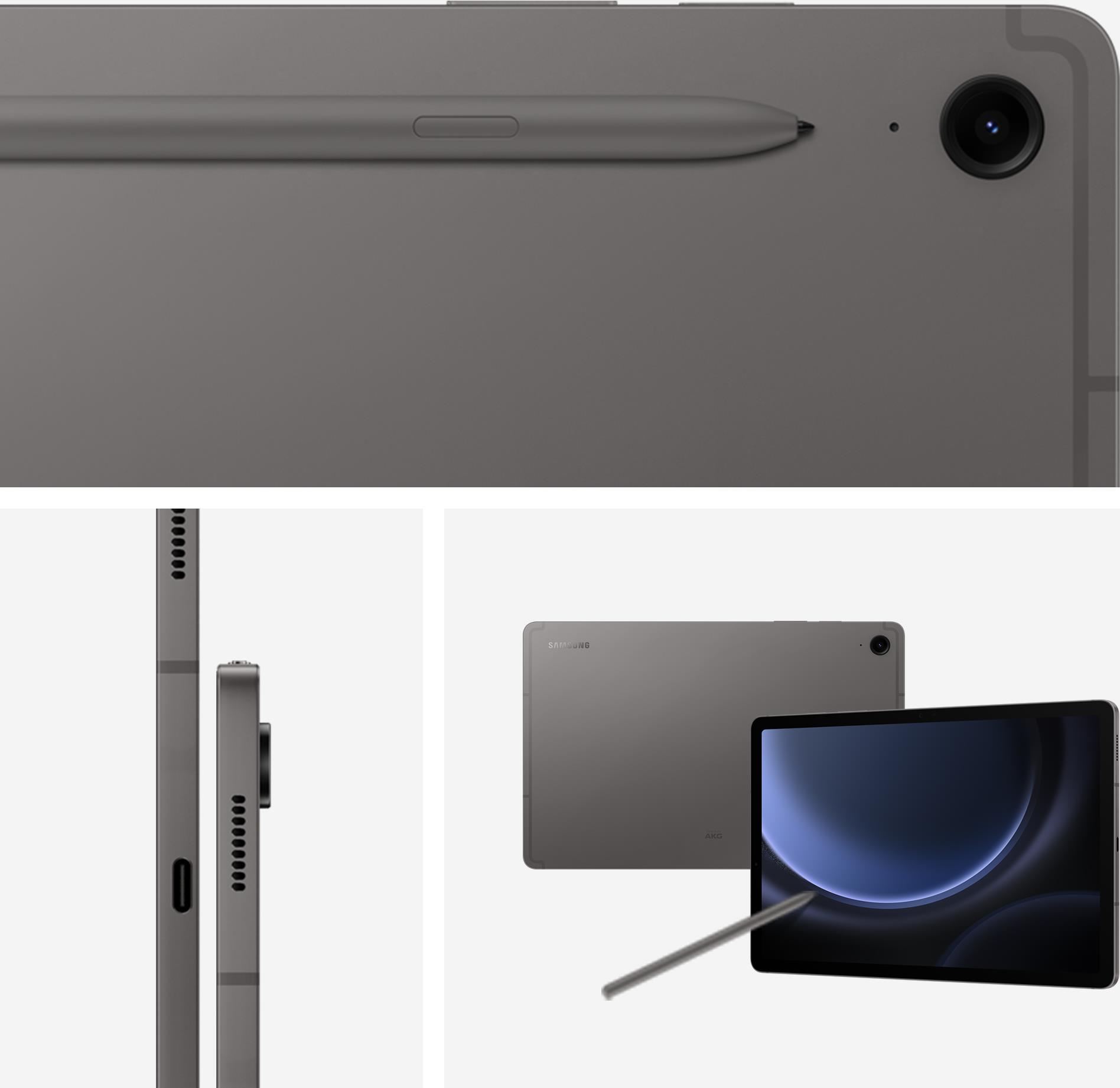 Купить Samsung Galaxy Tab S9 FE - Tablet - Android - 128 GB - 27.7 cm (10.9") TFT (2304 x 1440) - microSD-Steckplatz - Grau (SM-X510NZAAEUB) в магазине wardena.ru