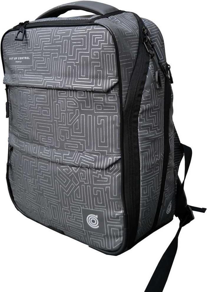 Купить Geformter Rucksack LABYRINTH-Kollektion OUT OF CONTROL PEOPLE, 27 Liter Fassungsvermögen в магазине wardena.ru